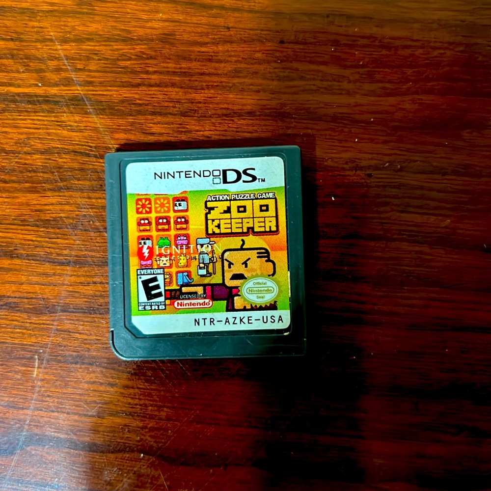 Zoo keeper Nintendo DS